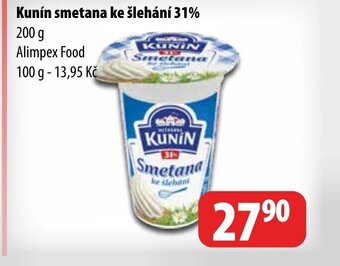Partner Maloobchodní síť Kunín smetana ke šlehání 31% nabídka