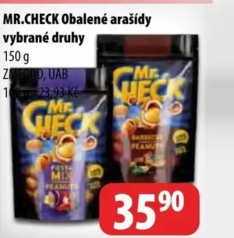 MR.CHECK Obalené arašídy vybrané druhy