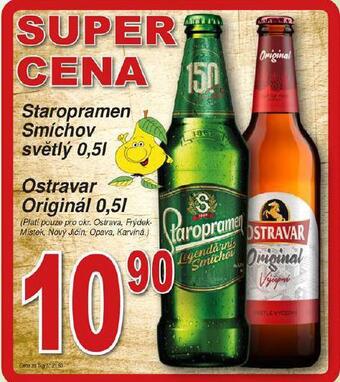 Hruška Pivo ostravar nabídka