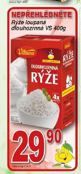 Hruška Rýže nabídka