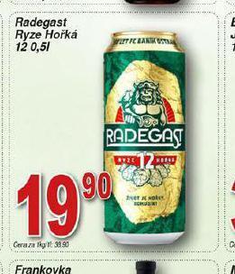 Hruška Pivo radegast nabídka