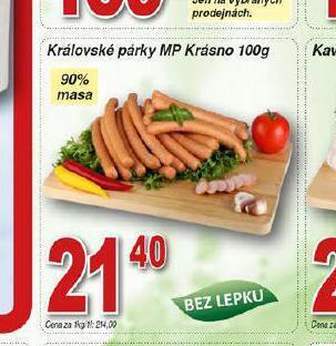 Hruška Královské párky nabídka