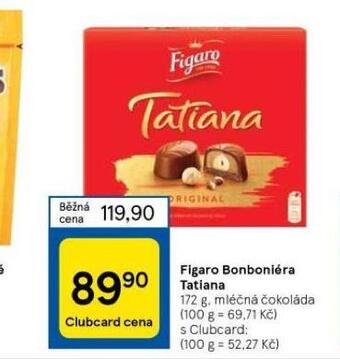 Tesco Figaro bonboniéra tatiana nabídka