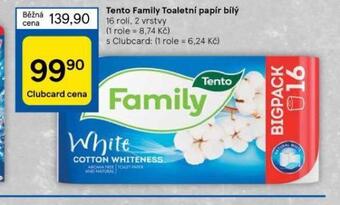 Tesco Tento family toaletní papír nabídka