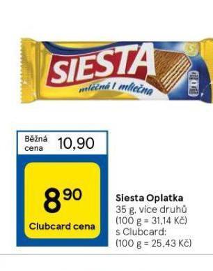 Siesta oplatka