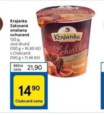 Tesco Krajanka zakysaná smetana ochucená nabídka