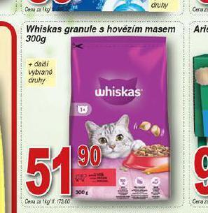 Hruška Whiskas granule pro kočky nabídka