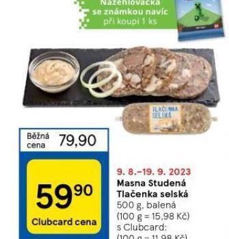 Tesco Tlačenka selská nabídka