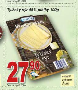 Hruška Tylžský sýr nabídka