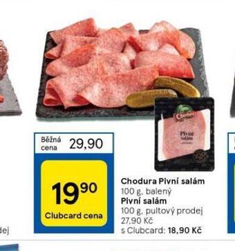 Tesco Pivní salám nabídka