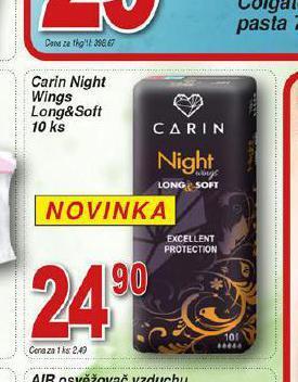 Hruška Carin dámské vložky nabídka