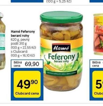 Tesco Hamé feferony beraní rohy nabídka