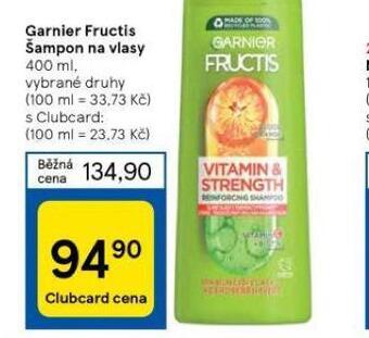 Tesco Garnier fructis šampon nabídka