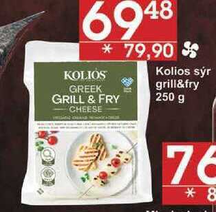 Jip Kolios sýr grill&fry, 250 g nabídka