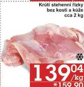 Jip Krůtí stehenní řízky bez kosti a kůže, 1 kg nabídka
