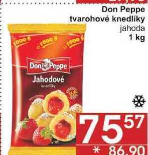 Jip Don peppe tvarohové knedlíky jahoda, 1 kg nabídka