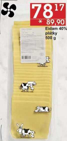 Jip Eidam 40% plátky, 500 g nabídka