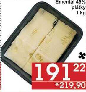 Jip Ementál 45% plátky, 1 kg nabídka