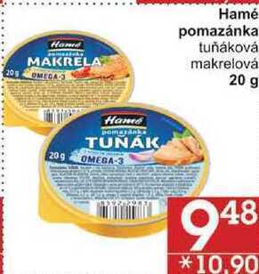 Jip Hamé pomazánka tuňáková, 20 g nabídka