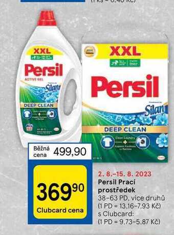 Tesco Persil prací prostředek 38-63 pd nabídka