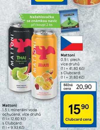 Tesco Mattoni 0,5 l. plech nabídka