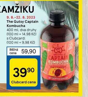 Tesco The gutsy captain kombucha 400 ml nabídka