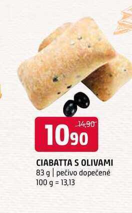Terno Ciabatta s olivami 83 g nabídka