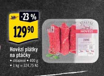 Albert Hovězí plátky na ptáčky, 400 g nabídka