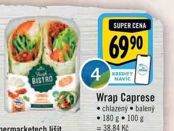 Albert Wrap caprese, 180 g nabídka
