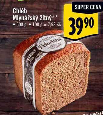 Albert Chléb mlynářský žitný, 500 g nabídka
