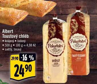 Albert Albert toustový chléb, 500 g nabídka
