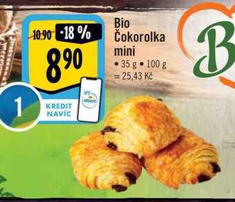 Albert Bio čokorolka mini, 35 g nabídka