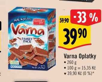 Albert Varna oplatky, 260 g nabídka