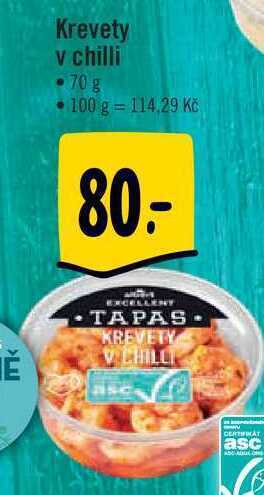 Albert Krevety v chilli, 70 g nabídka