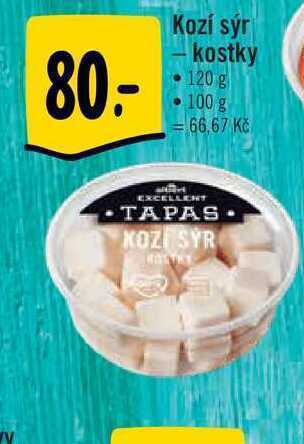 Albert Kozí sýr - kostky, 120 g nabídka