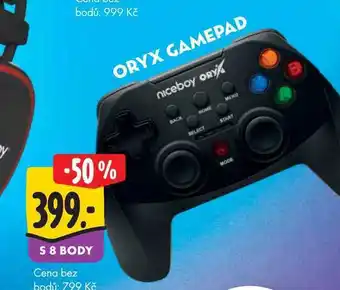 Albert Oryx gamepad niceboy nabídka