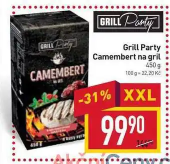 Billa Grill party camembert na gril 450 g nabídka
