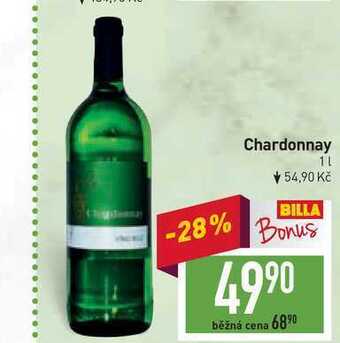 Billa Chardonnay 1l nabídka
