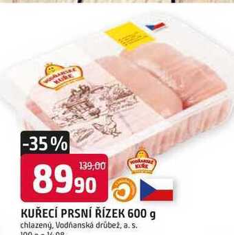 Trefa Kuřecí prsní řízek 600 g chlazený nabídka
