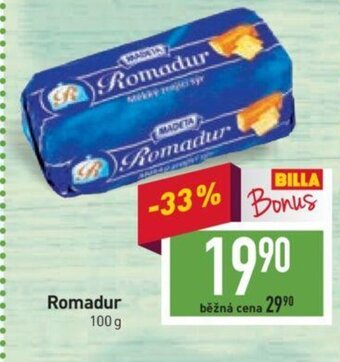 Billa Romadur nabídka