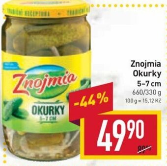 Billa Znojmia Okurky 5-7 cm nabídka