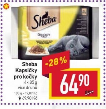 Billa Sheba Kapsičky pro kočky nabídka
