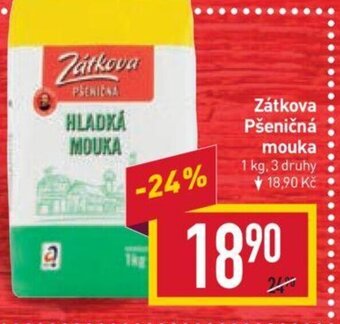 Billa Zátkova Pšeničná mouka nabídka