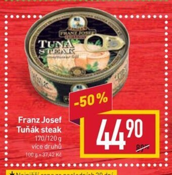 Billa Franz Josef Tuňák steak nabídka