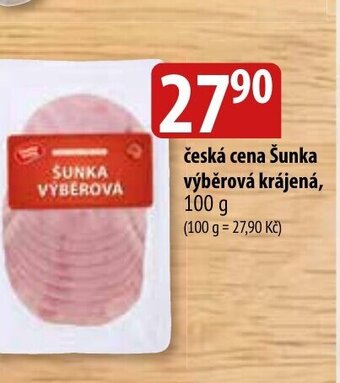 Bala česká cena Šunka výběrová krájená,100 g nabídka
