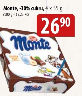 Bala Monte, -30% cukru, 4 x 55 g nabídka