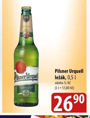 Bala Pilsner Urquell ležák, 0,5 L nabídka