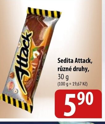 Bala Sedita Attack, různé druhy, 30 g nabídka