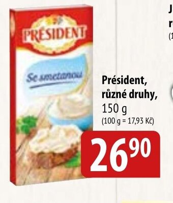 Bala Président, různé druhy, 150 g nabídka