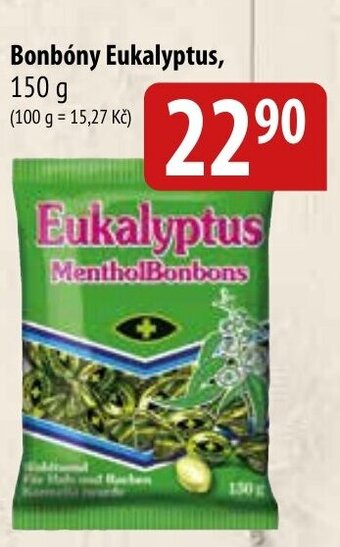 Bonbóny Eukalyptus, 150 g